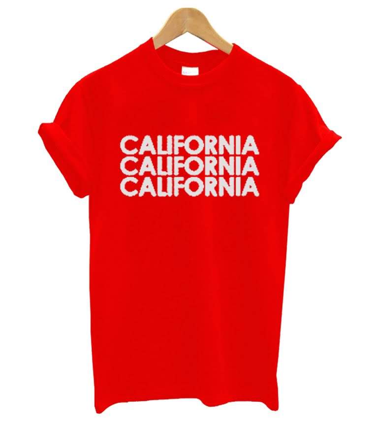 grey california t shirt