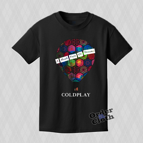 coldplay a head full of dreams t shirt