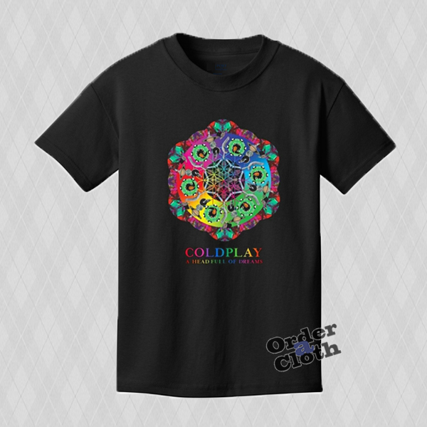 coldplay shirt a head full of dreams