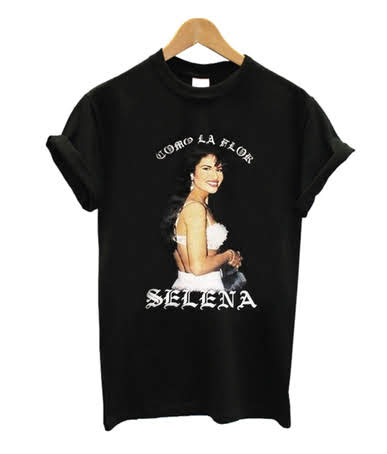 Como La Flor Selena T-shirt - orderacloth