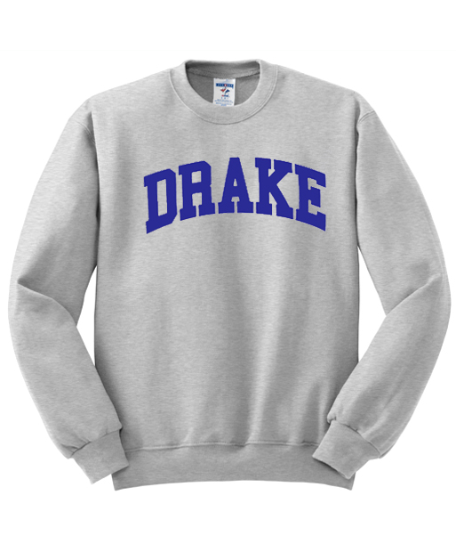 drake college sweatshirt