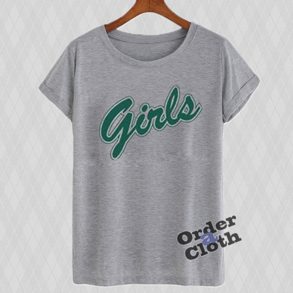 Girls Green Letters T-shirt