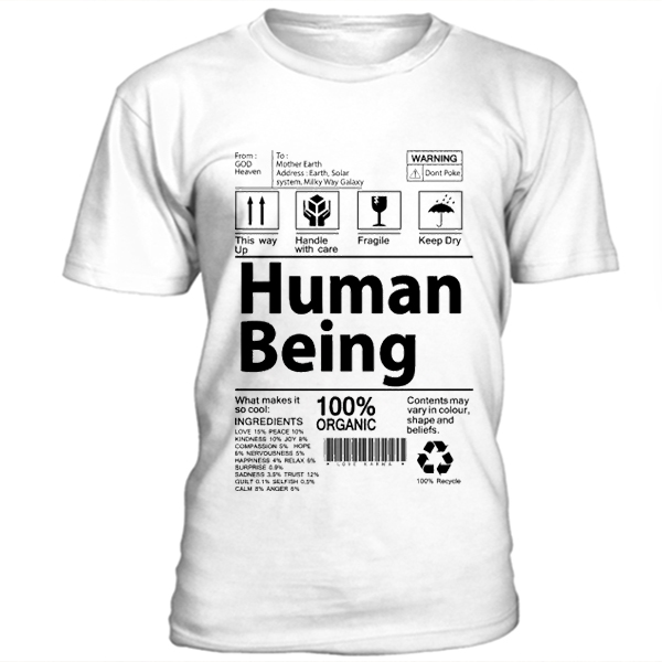 Human Being T-Shirt - orderacloth