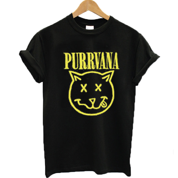 cat nirvana shirt