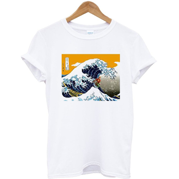 The great wave of kanagawa T-shirt - orderacloth