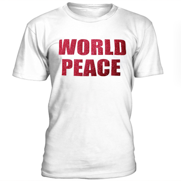 World Peace t-shirt - orderacloth