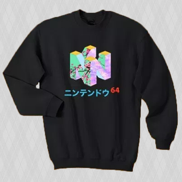 nintendo 64 japanese hoodie