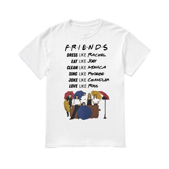 friends t shirt dress