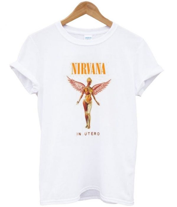 nirvana t shirt angel
