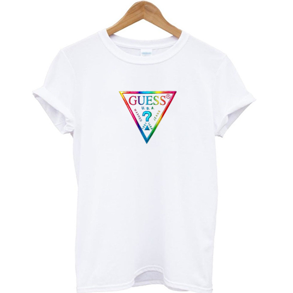 guess rainbow sweatshirt