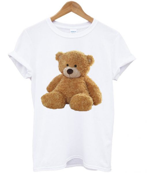 small teddy bear with custom shirt