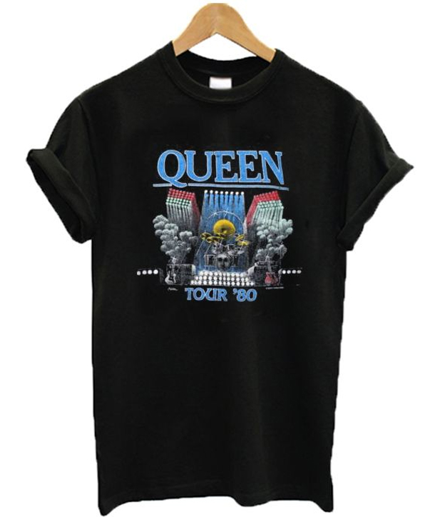 1980s queen tour shirt