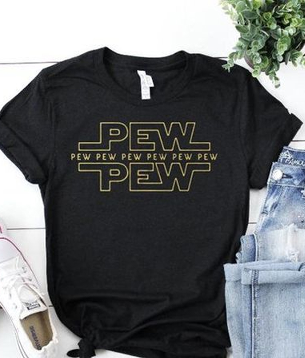 pew pew pew star wars shirt