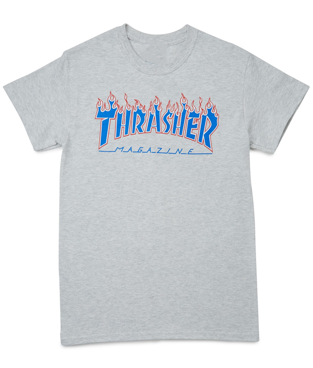 Thrasher Shirt Blue Flame | estudioespositoymiguel.com.ar