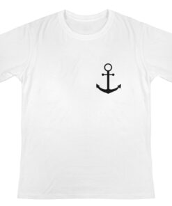 Anchor Unisex White T-Shirt